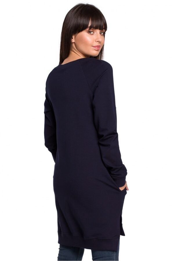 Bluza Damska Model B101 Navy - BeWear - obrazek 4