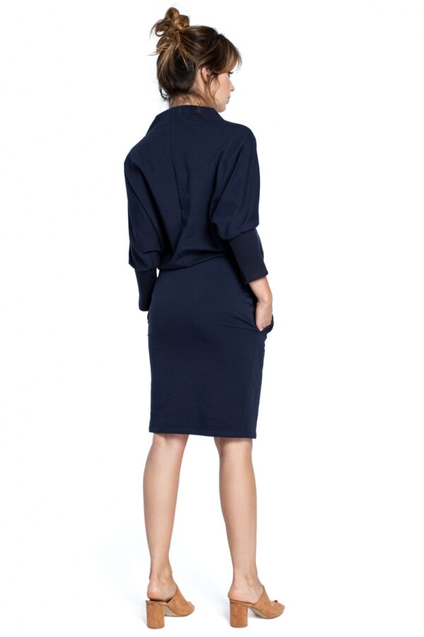 Sukienka Model B032 Navy - BeWear - obrazek 4