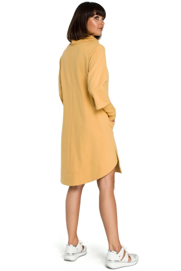 Sukienka Model B089 Yellow - BeWear - obrazek 3