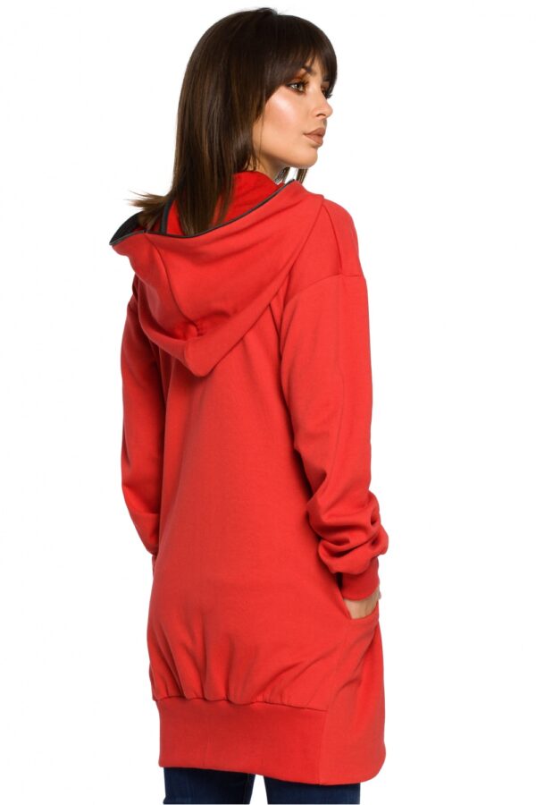 Bluza Damska Model B054 Red - BeWear - obrazek 4