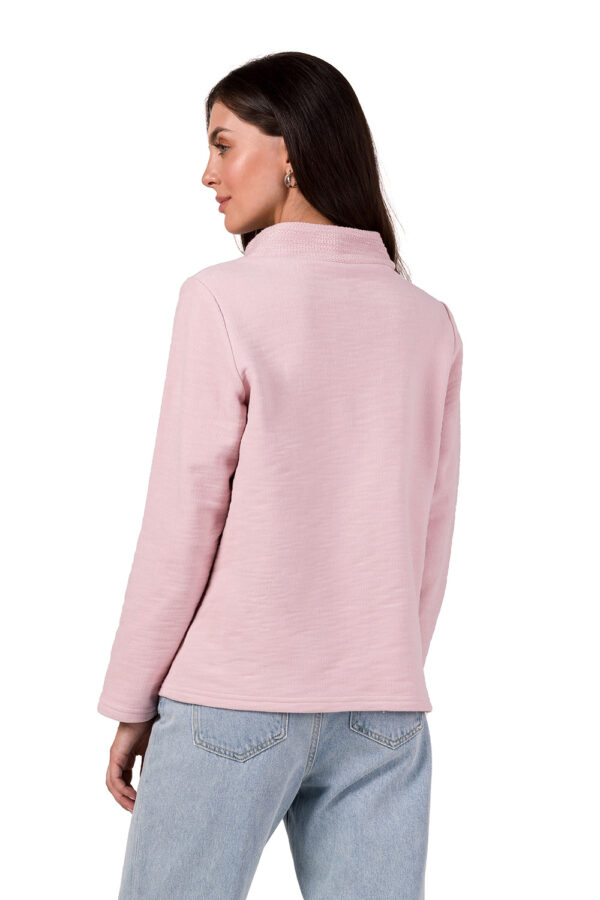 Bluza Damska Model B268 Powder Pink - BeWear - obrazek 4