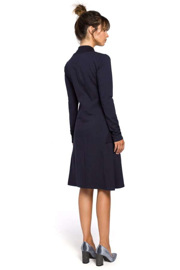 Sukienka Model B044 Navy - BeWear - obrazek 3