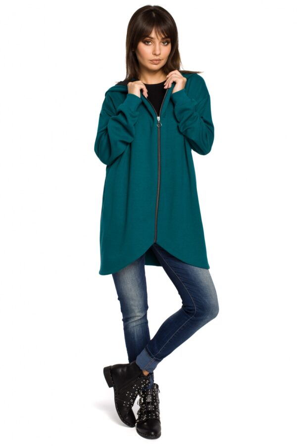 Bluza Damska Model B054 Green - BeWear - obrazek 3