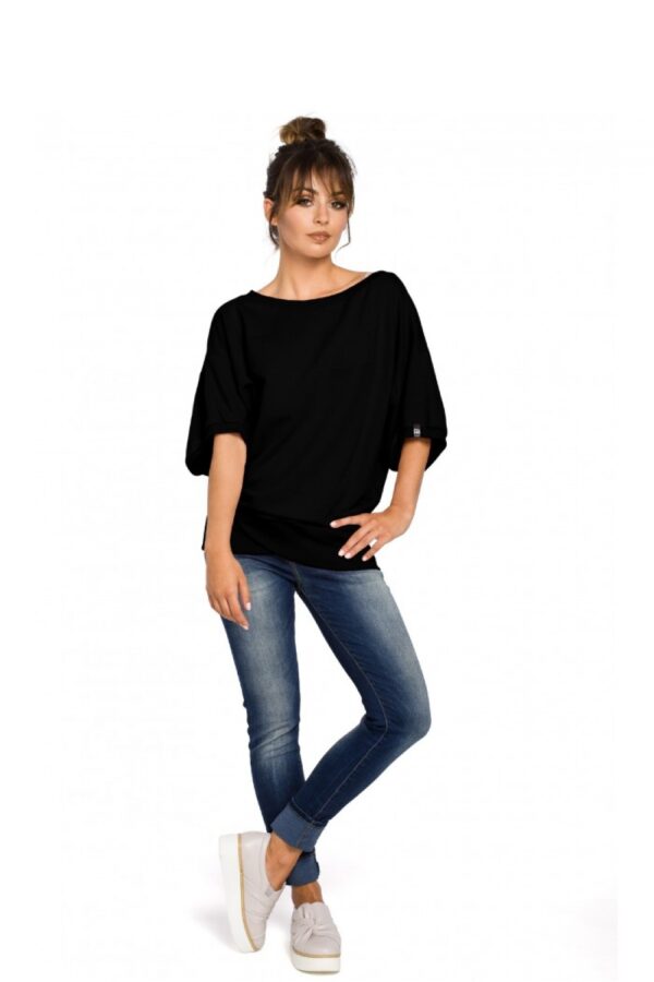 Bluza Damska Model B048 Black - BeWear - obrazek 3