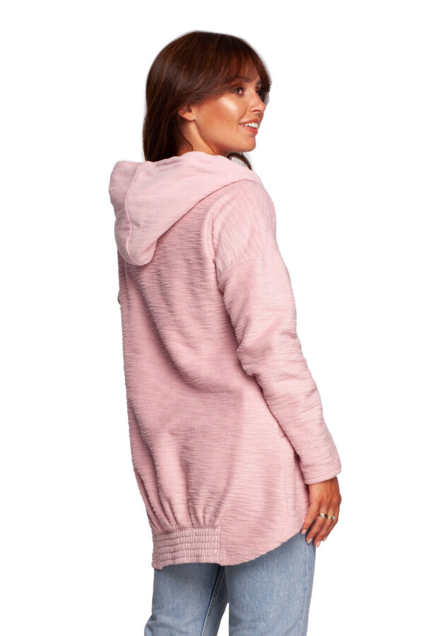 Bluza Damska Model B249 Powder Pink - BeWear - obrazek 4