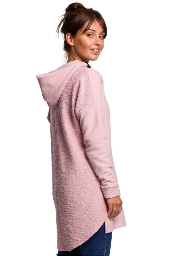 Bluza Damska Model B176 Powder Pink - BeWear - obrazek 4