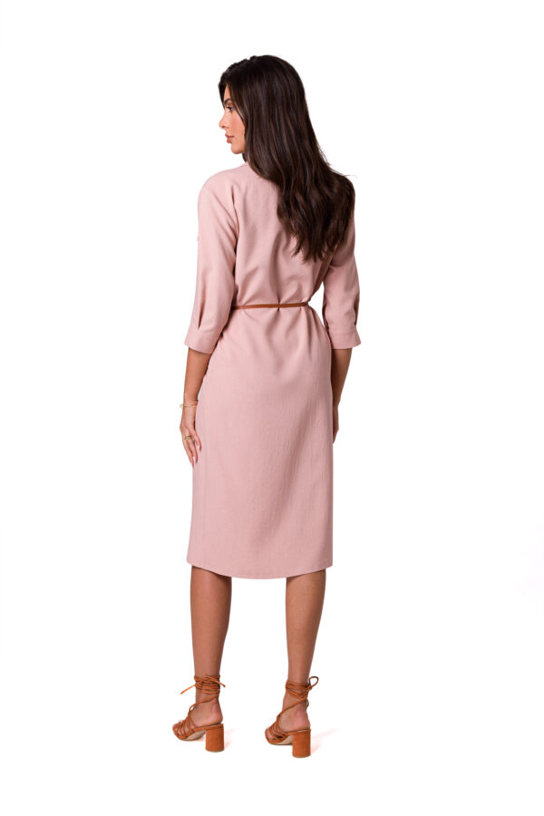 Sukienka Model B258 Pink - BeWear - obrazek 3