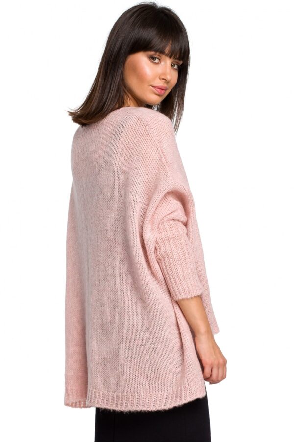 Sweter Damski Model BK018 Pink - BE Knit - obrazek 4