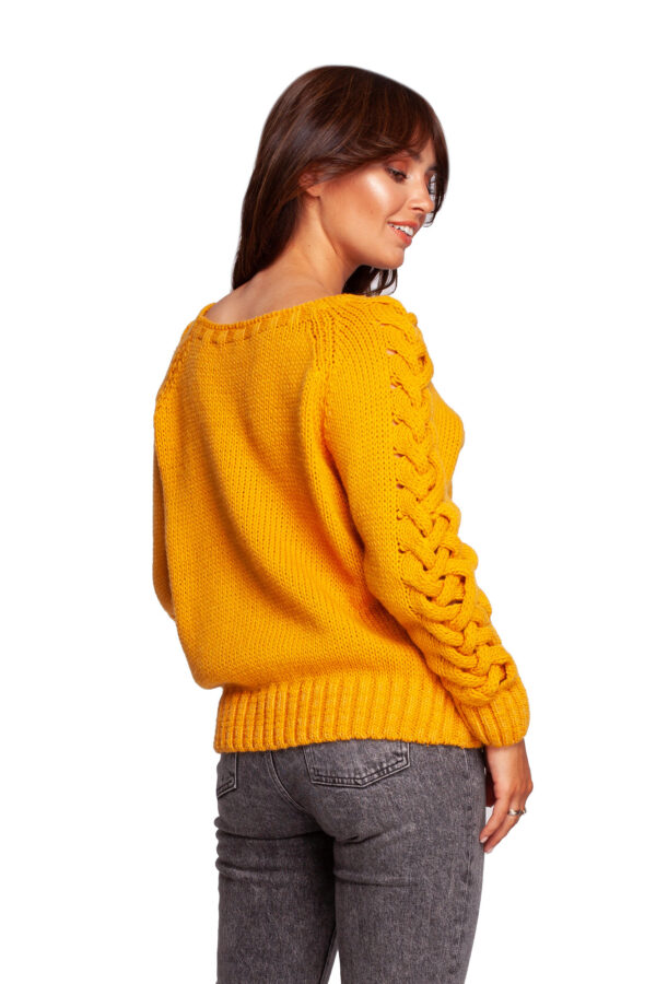 Sweter Damski Model BK090 Honey - BE Knit - obrazek 4