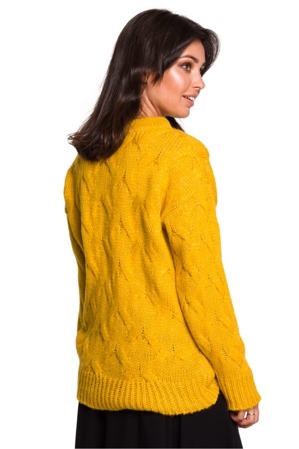 Sweter Damski Model BK038 Honey - BE Knit - obrazek 4