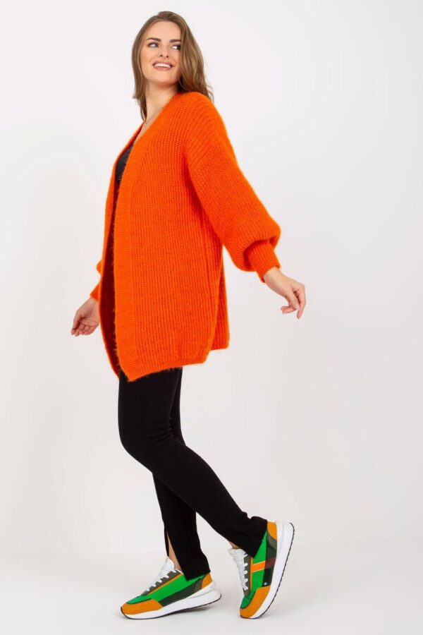 Sweter Kardigan Model TW-SW-BI-9025.36X Orange - Och Bella - obrazek 3