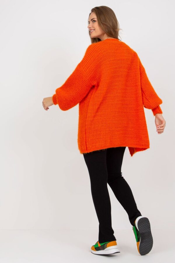 Sweter Kardigan Model TW-SW-BI-9025.36X Orange - Och Bella - obrazek 4