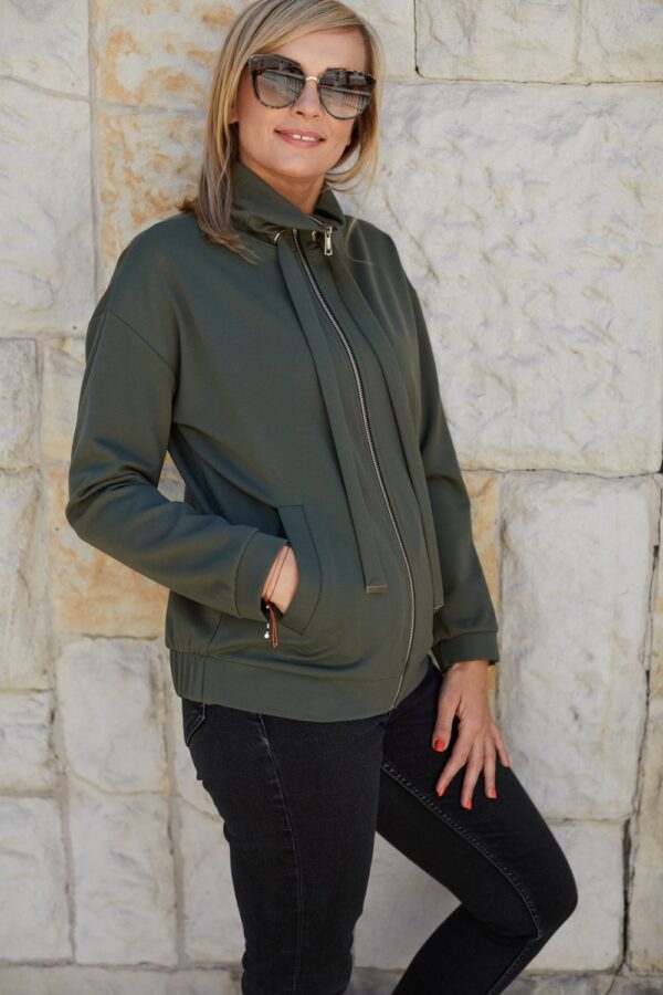 Bluza Damska Model M365/2 Khaki - La Aurora - obrazek 3