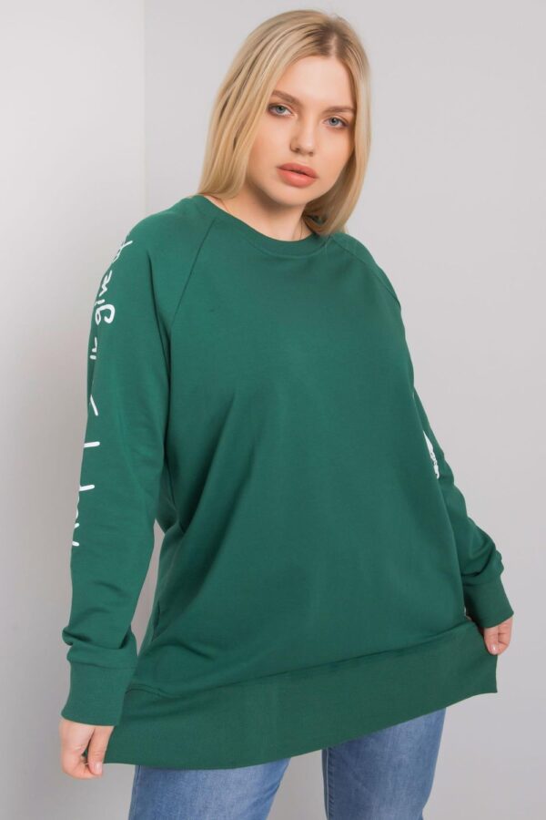 Bluza Damska Model RV-TU-7158.76P Dark Green - Relevance