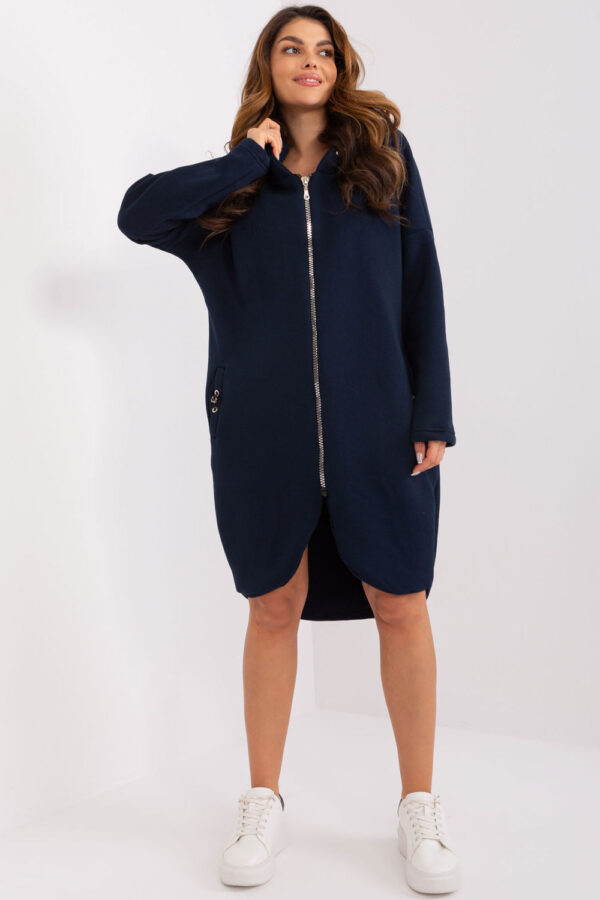 Bluza Damska Model RV-BL-4858-2.97P Navy - Relevance - obrazek 3