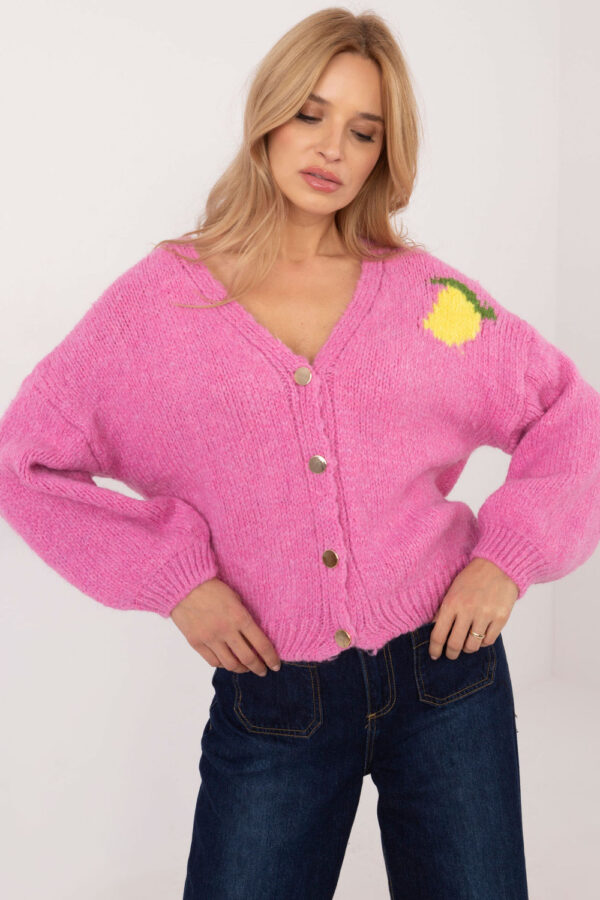 Sweter Damski Model MI-SW-2108.92 Pink - Italy Moda