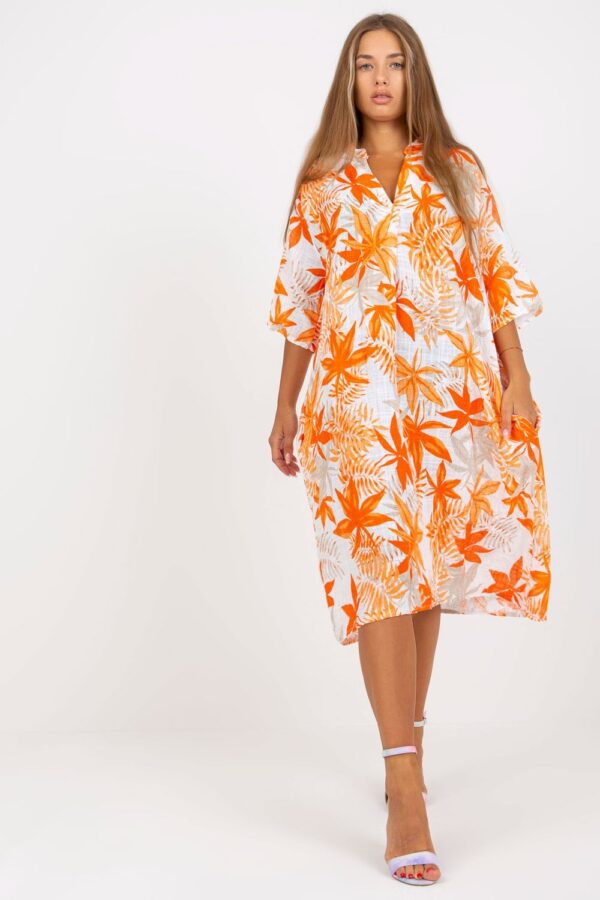 Sukienka Model DHJ-SK-1077.84 Orange - Italy Moda - obrazek 3