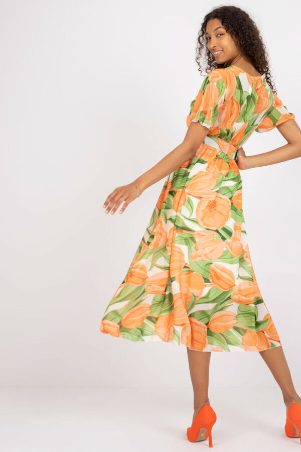 Sukienka Model DHJ-SK-15967.54P Orange - Italy Moda - obrazek 4