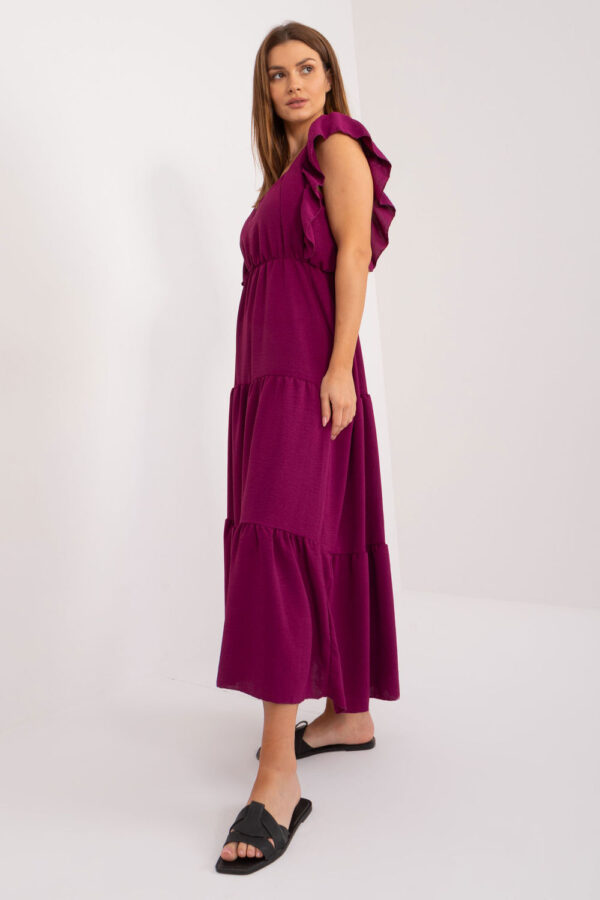 Sukienka Model DHJ-SK-8352.04 Dark Violet - Italy Moda - obrazek 3