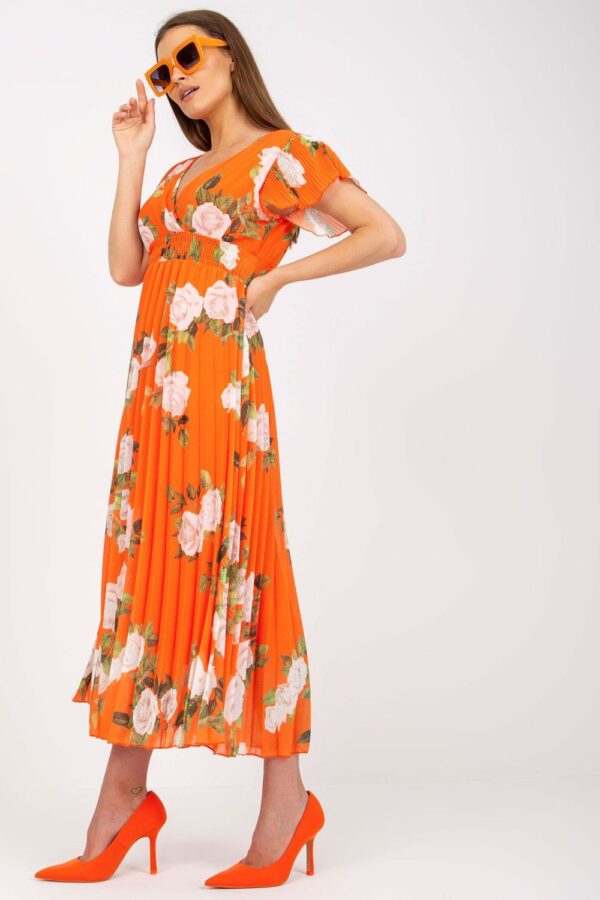 Sukienka Model DHJ-SK-15722.67P Orange - Italy Moda - obrazek 3