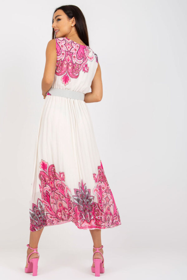 Sukienka Model DHJ-SK-13128.61 White/Pink - Italy Moda - obrazek 4