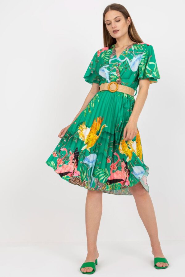 Sukienka Model DHJ-SK-15817.32 Green - Italy Moda - obrazek 3