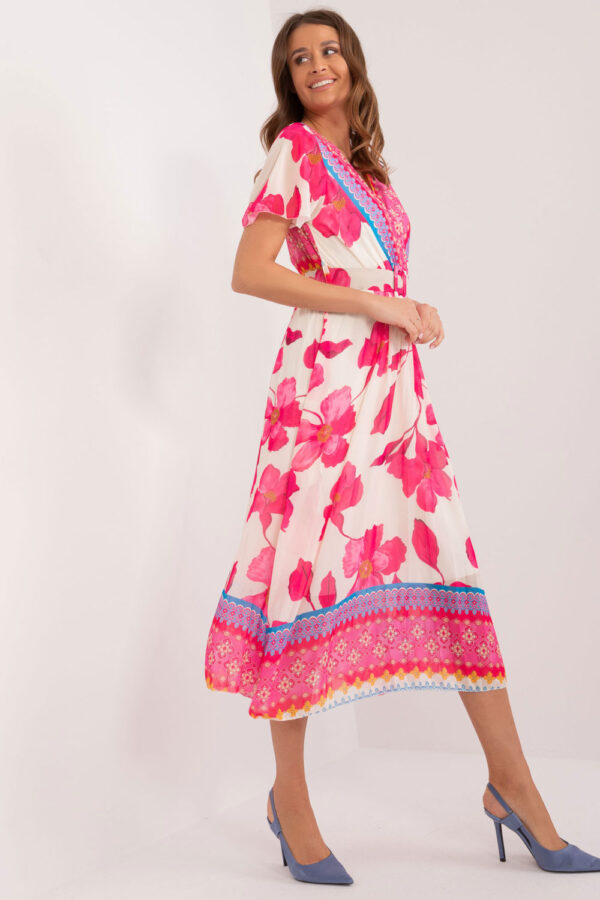 Sukienka Model DHJ-SK-11331-5.19 Dark Pink - Italy Moda - obrazek 3