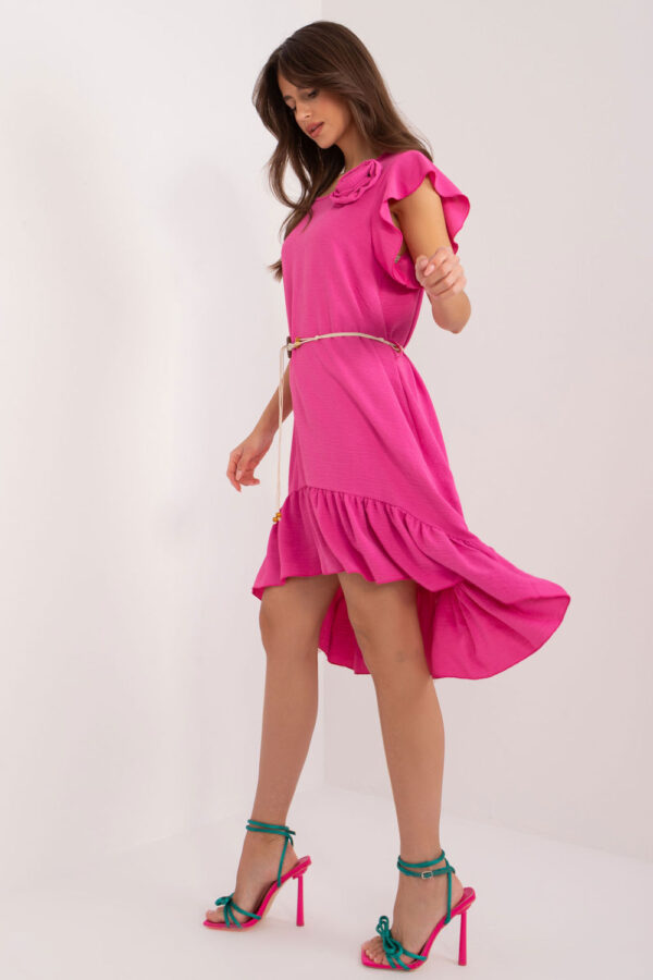 Sukienka Model DHJ-SK-8921.21 Dark Pink - Italy Moda - obrazek 4