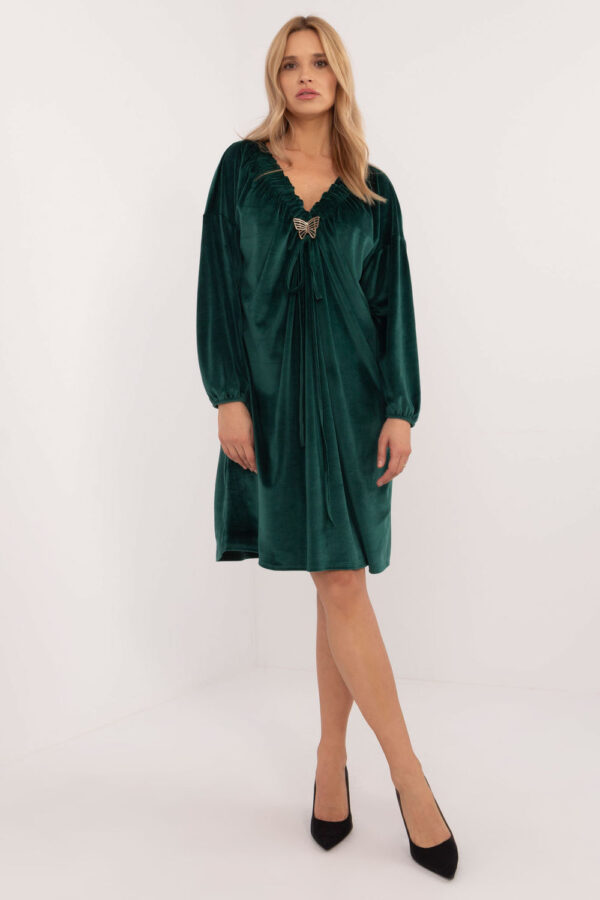 Sukienka Model DHJ-SK-19890.86P Dark Green - Italy Moda