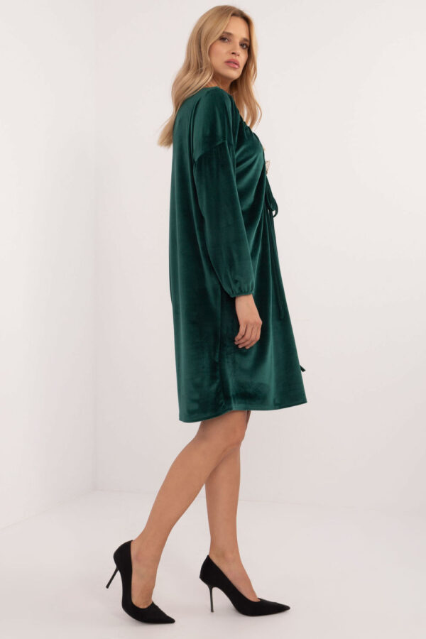 Sukienka Model DHJ-SK-19890.86P Dark Green - Italy Moda - obrazek 3