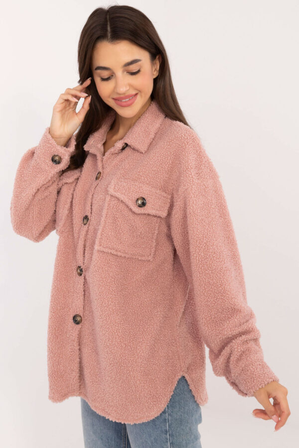 Koszula Damska Model DHJ-KS-15115.81 Dark Pink - Italy Moda - obrazek 3