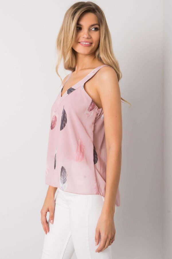 Koszulka Top Model DHJ-TP-13327.06P Light Pink - Italy Moda - obrazek 4