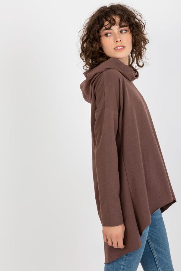 Bluza Damska Model EM-BL-U293.95 Dark Brown - Ex Moda - obrazek 3