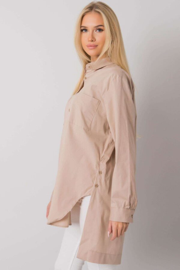 Koszula Damska Model EM-KS-001.46 Beige - Ex Moda - obrazek 4