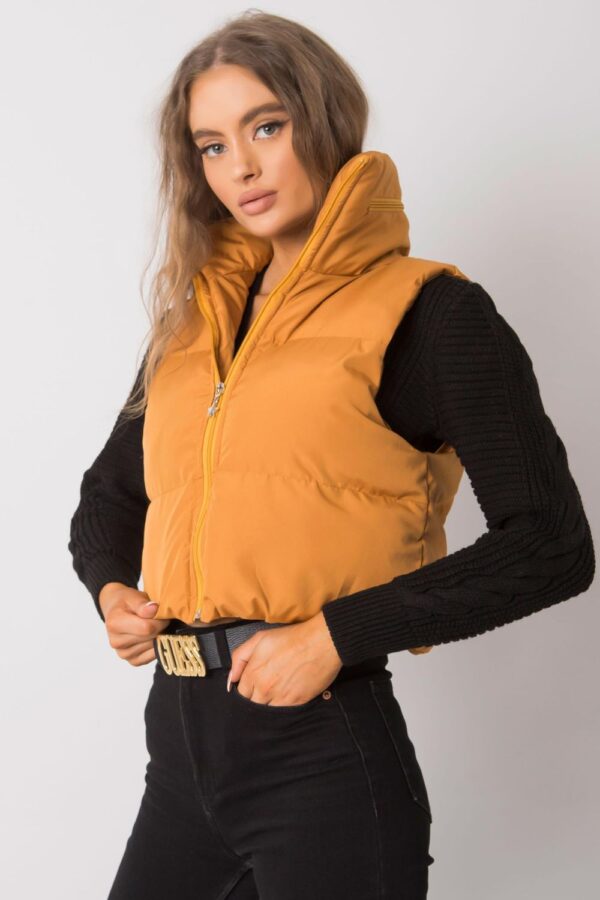 Kamizelka Model EM-KZ-898.30 Dark Yellow - Ex Moda - obrazek 3