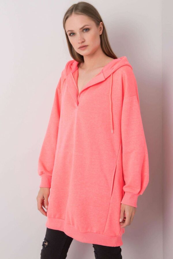 Bluza Damska Model EM-BL-ES-21-528.12X Fluo Pink - Ex Moda - obrazek 3