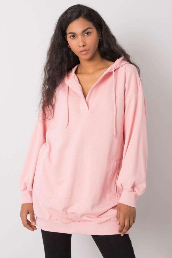 Bluza Damska Model EM-BL-ES-21-528.12X Pink - Ex Moda - obrazek 3