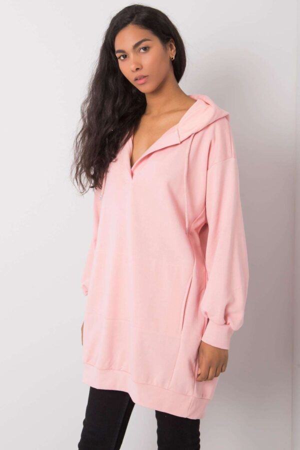 Bluza Damska Model EM-BL-ES-21-528.12X Pink - Ex Moda - obrazek 4