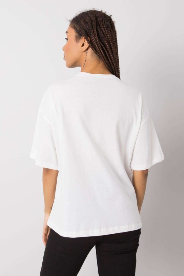 T-shirt Damski Model 157-TS-4257.80 White - Rue Paris - obrazek 4