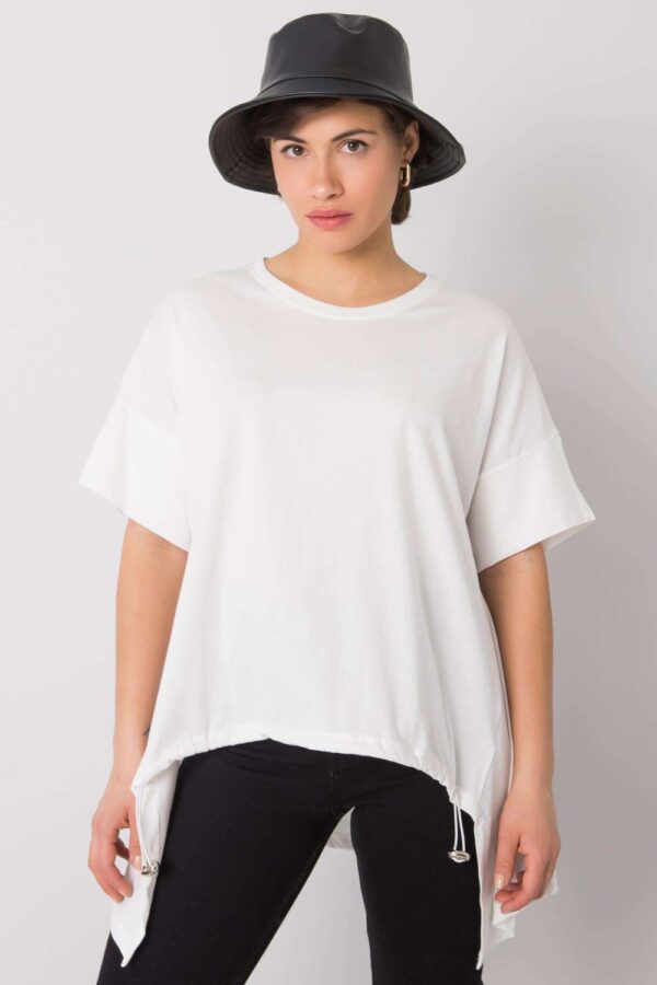 T-shirt Damski Model 157-TS-4380.88 White - Rue Paris - obrazek 3