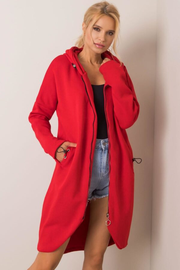 Bluza Damska Model RV-BL-4858-1.99P Red - Rue Paris - obrazek 3