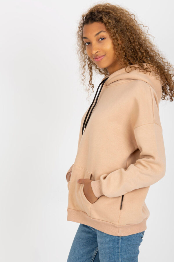 Bluza Damska Model AP-BL-AP-3002.20 Beige - Rue Paris - obrazek 3