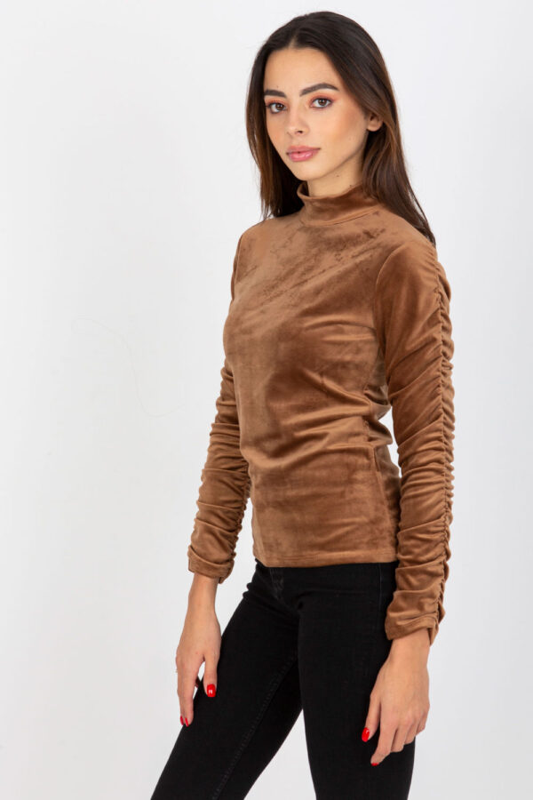 Bluzka Model RP-BZ-8181.45P Brown - Rue Paris - obrazek 4