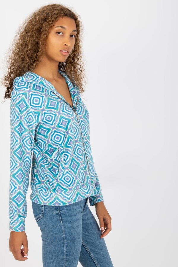 Bluza Damska Model RV-BL-8187.28 Light Blue - Rue Paris - obrazek 4