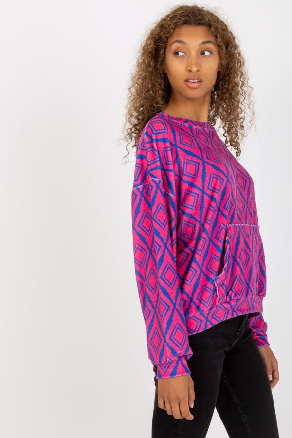 Bluza Damska Model RV-BL-8188.50 Pink - Rue Paris - obrazek 3