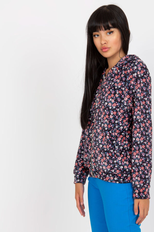 Bluza Damska Model RV-BL-8121.29 Navy - Rue Paris - obrazek 3