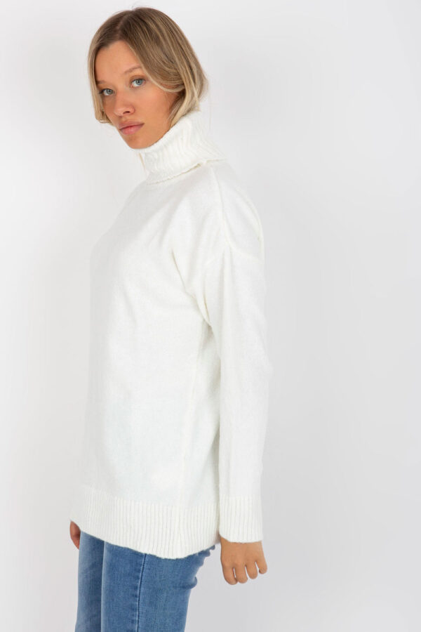 Sweter Damski Model LC-SW-0331.89P White - Rue Paris - obrazek 3