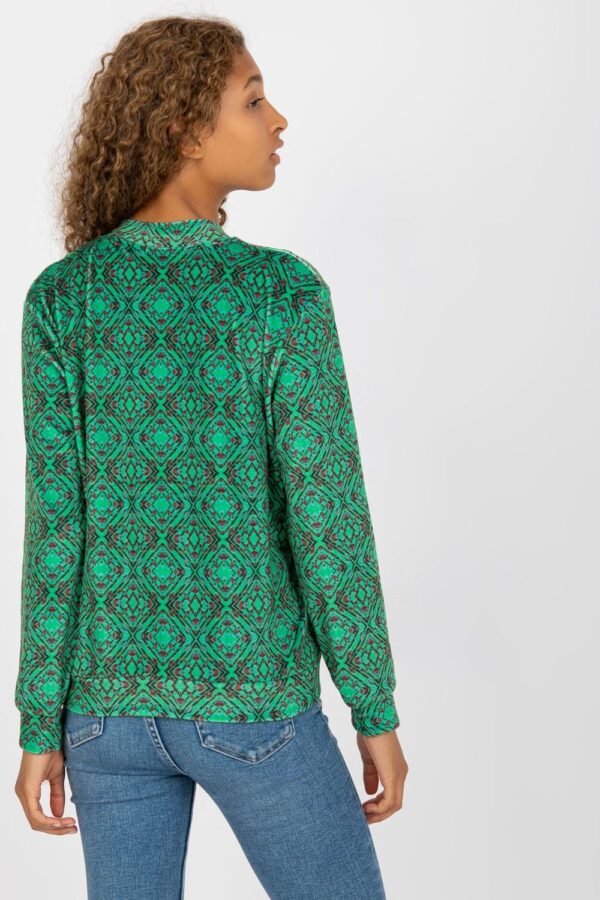 Bluza Damska Model RV-BL-8185.86 Green - Rue Paris - obrazek 4