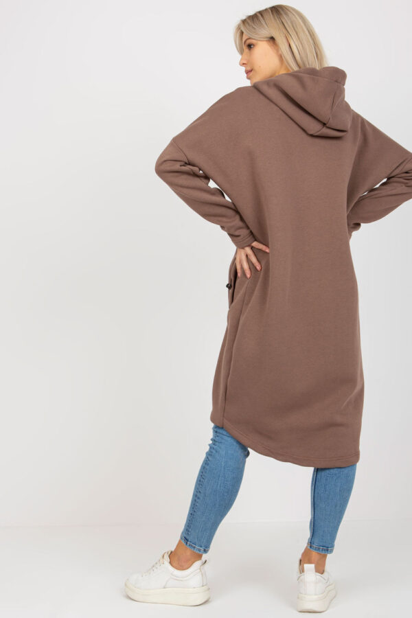 Bluza Damska Model RV-BL-4858-1.99P Brown - Rue Paris - obrazek 4