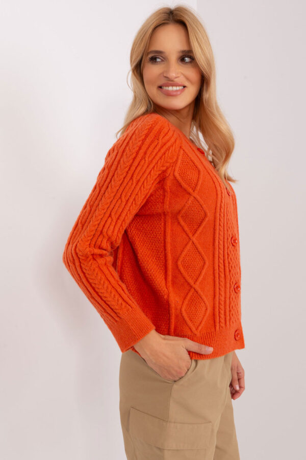 Sweter Damski Model AT-SW-2346-2.99P Orange - AT - obrazek 3